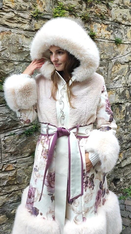 winter rose coat